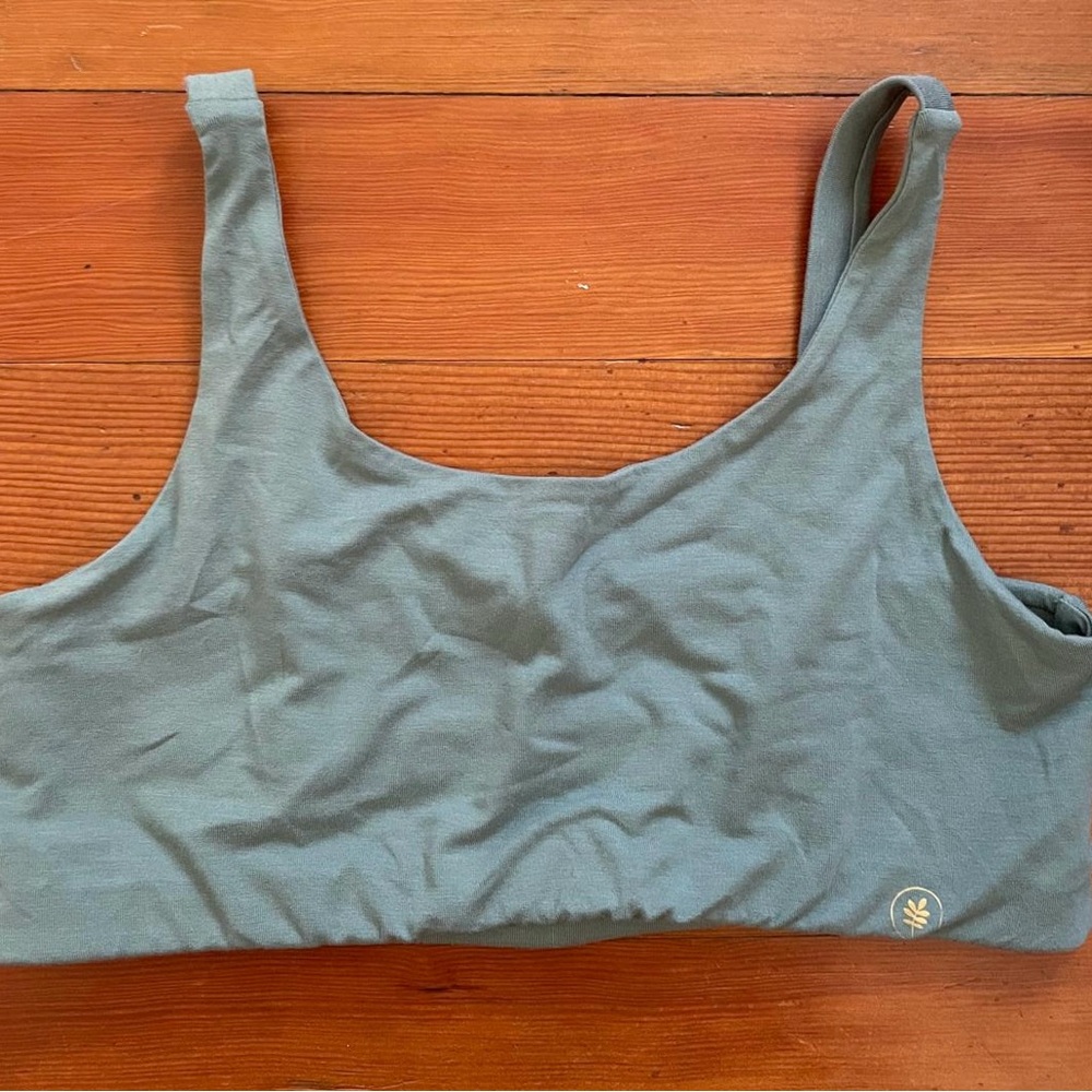 Indigo Luna Boxy Crop Sage